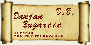 Damjan Bugarčić vizit kartica